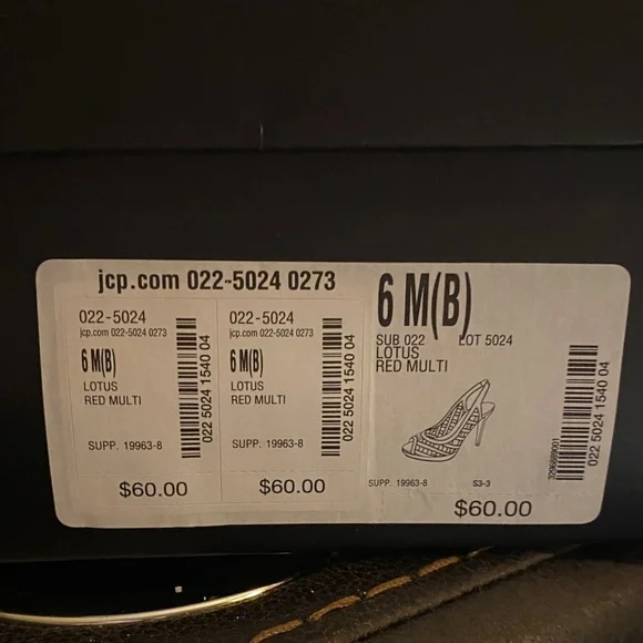 Fabulosity Chic Red Heels Size 6 - Picture 5 of 5